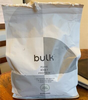 Pure whey protein Crumble aux pommes et crème anglaise