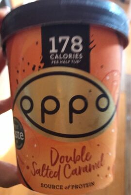 Double salted caramel front packaging