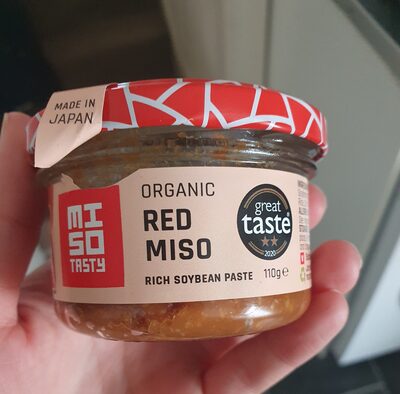 Organic red miso rich soybean paste