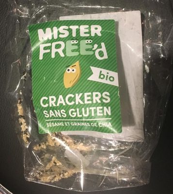 Gluten Free Crackers - Sesame and Chia Seeds front packaging
