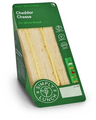 Simply Lunch  -  Chedder Cheese sandwich front packaging