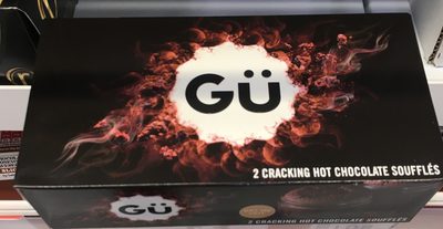 Cracking hot chocolate soufles