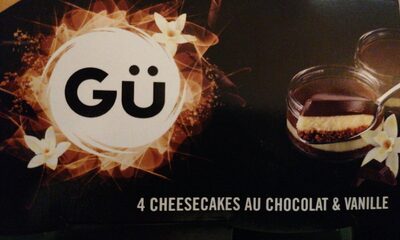 Cheesecakes au chocolat et vanille front packaging