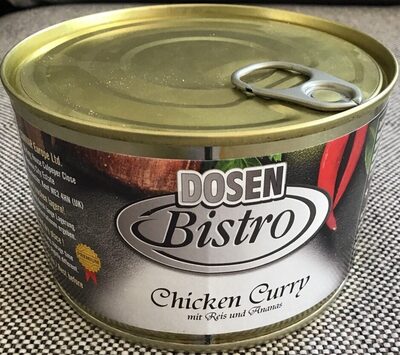 Chicken Curry mit Reis und Ananas