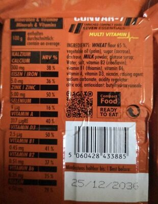 Wheat Energy Bar Multi Vitamin