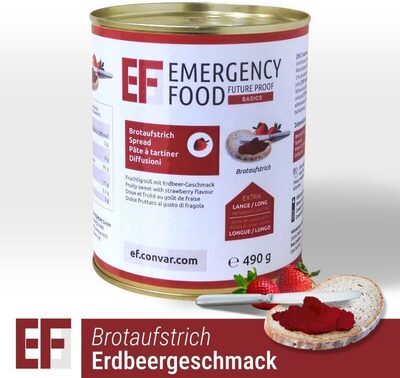Brotaufstrich Erdbeere (gefriergetrocknet)