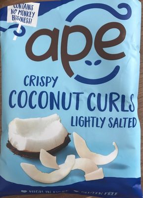 Crispy Coconut Curls Lightly Salted front packaging