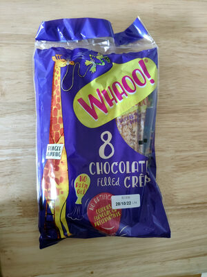 Chocolate filled crepes