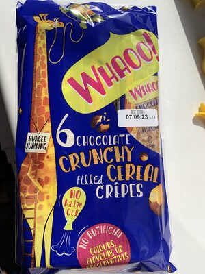 Chocolate Cruchy Cereal Filled Crepes