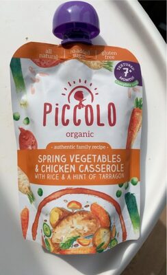 Spring Vegetables & Chicken Casserole front packaging