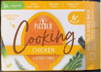 Chicken stock cubes front packaging