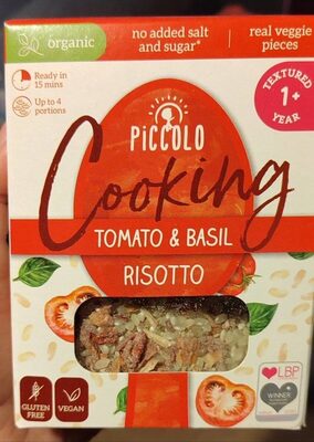 Tomato and basil risotto