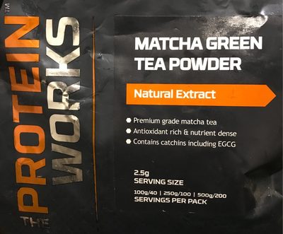 Matcha Green Tea Powder front packaging