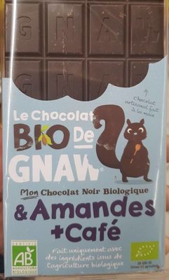 Le chocolat de gnaw amande café front packaging