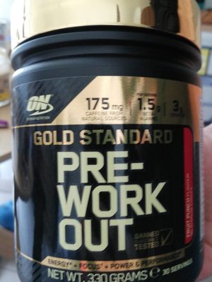 Pre-work out gold strandard