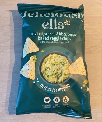 Olive Oil, Sea Salt & Black Pepper Baked Veggie Chips