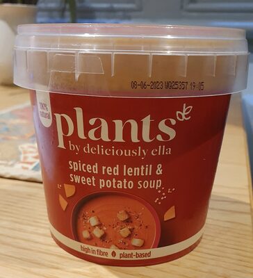 Spiced Red Lentil & Sweet Pea Soup