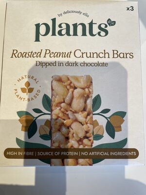 Roasted Peanut Crunch Bars