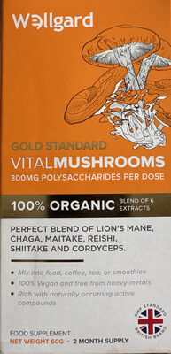 Wellgard Gold Standard Vital Mushrooms