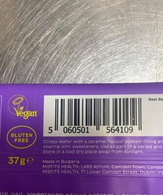 Chocolate caramel wafer