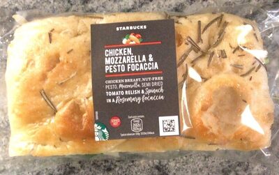 Chicken,mozzarella pesto focaccia