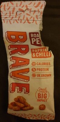 Roasted Peas - Paprika and Chili front packaging