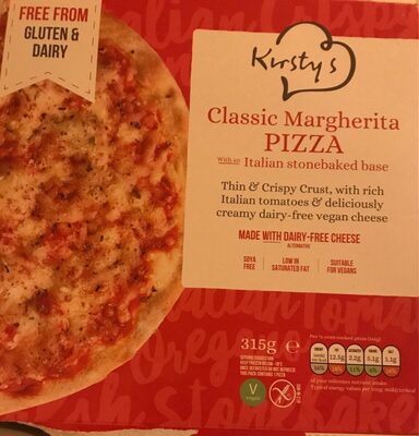 Classic margherita pizza gluten and dairy free