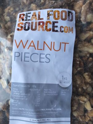 Walnut pieces