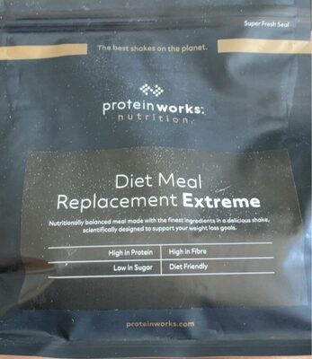 Diet meal front packaging