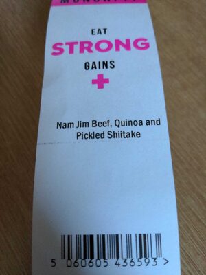 Nam Jim Beef, Quinoa and Pickled Shiitake