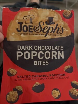 Dark Chocolate Popcorn Bites