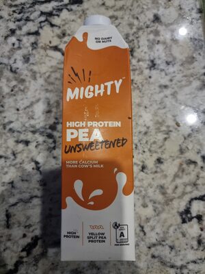 Mighty Pea Unsweetened M.LK front packaging