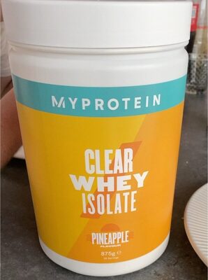 Clear Whey Isolate front packaging