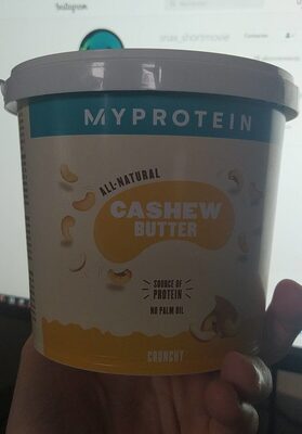 Beurre de noix de cajou crispy front packaging