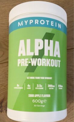 Alpha Pre Workout Sour Apple