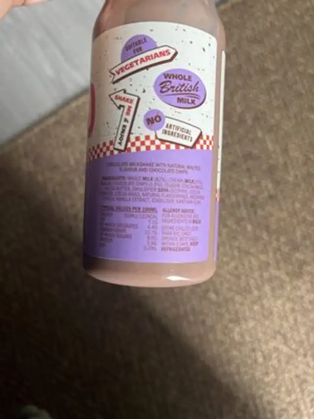 Churn’d ingredients label