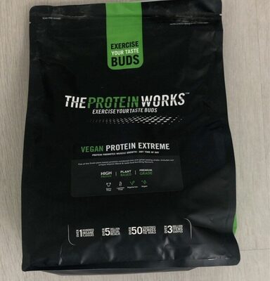 Vegan proteine extreme saveur gateau d’anniversaire front packaging