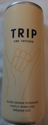 Blood Orange Rosemary CBD infused drink