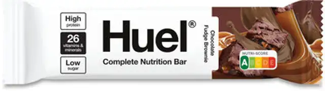 Huel Complete Nutrition Bar - Chocolate Fudge Brownie front packaging