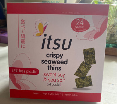 食べて綺麗に 475/2014 x 100 itsu crispy seaweed thins sw