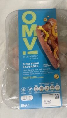 OMV! 8 No Pork Sausages