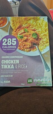 285 CALORIES PER SERVING CALORIE CONTROLLED CHICKE