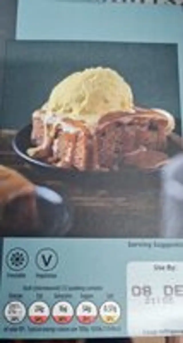 BISTRO by ASDA STICKY TOFFEE PUDDING