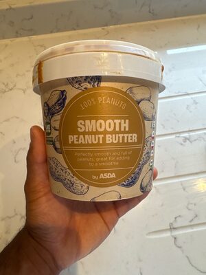 Asda 100% smooth peanut butter