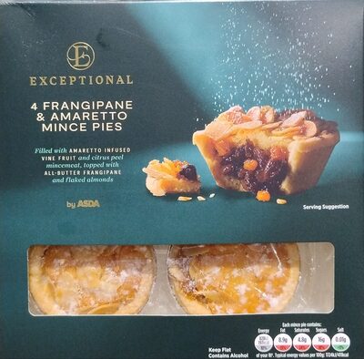 4 Frangipane & Amaretto Mince Pies