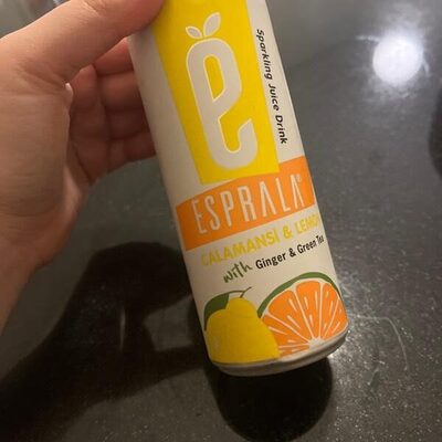 Sparkling Calamansi & Lemon fruit drink with botanical extracts & sweetener