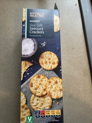 sea salt savoury crackers