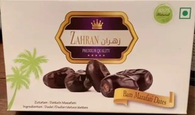 Dates de Mazafati front packaging