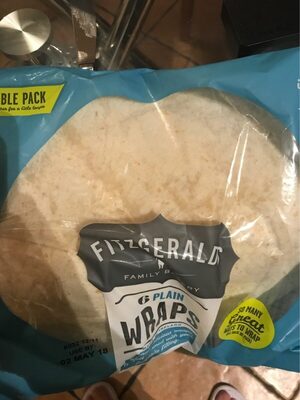 Country Kitchens 6 Large Plain Wraps