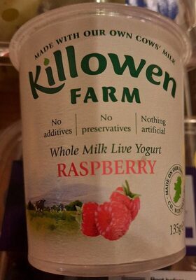 Irish Raspberry live-cultured yogurt